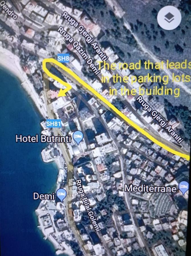 Apartment Alma Sarandë Buitenkant foto